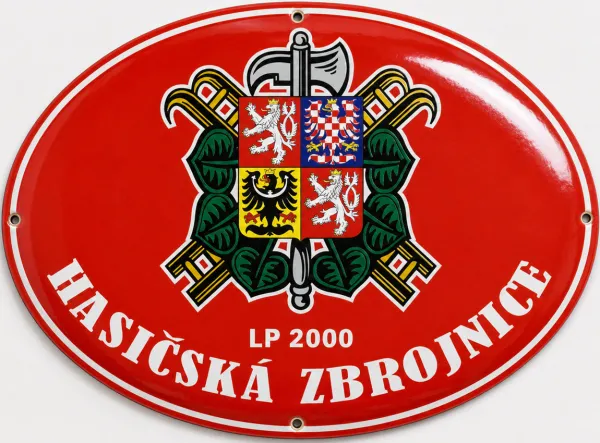 Smaltovaná cedule pro hasiče H15-sdh 2